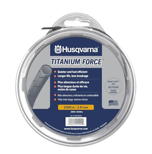 Husqvarna Titanium Force 0.095 inch spooled trimmer line