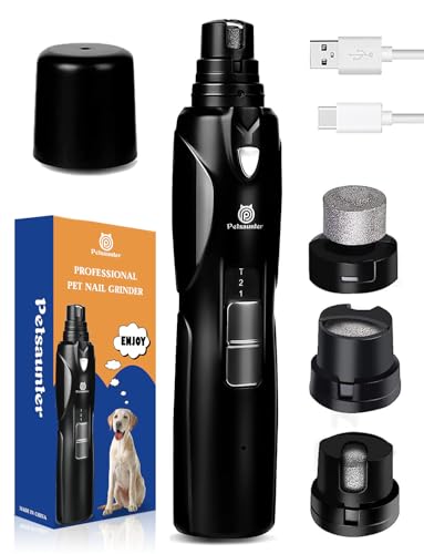 Petsaunter Dog Nail Grinder with touch switch