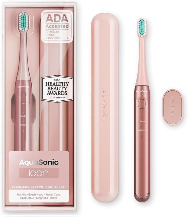 Aquasonic Icon rechargeable toothbrush