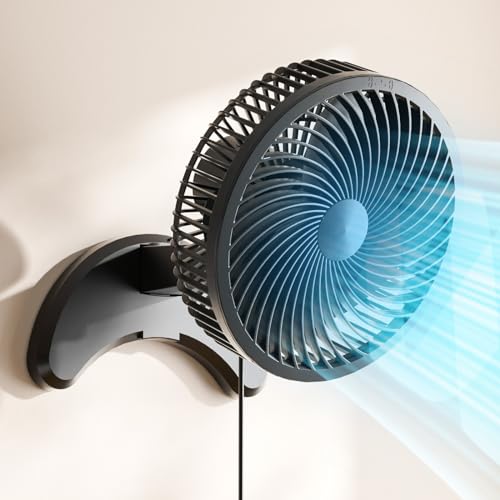Koonie 8 inch Wired Remote Wall Mount Fan
