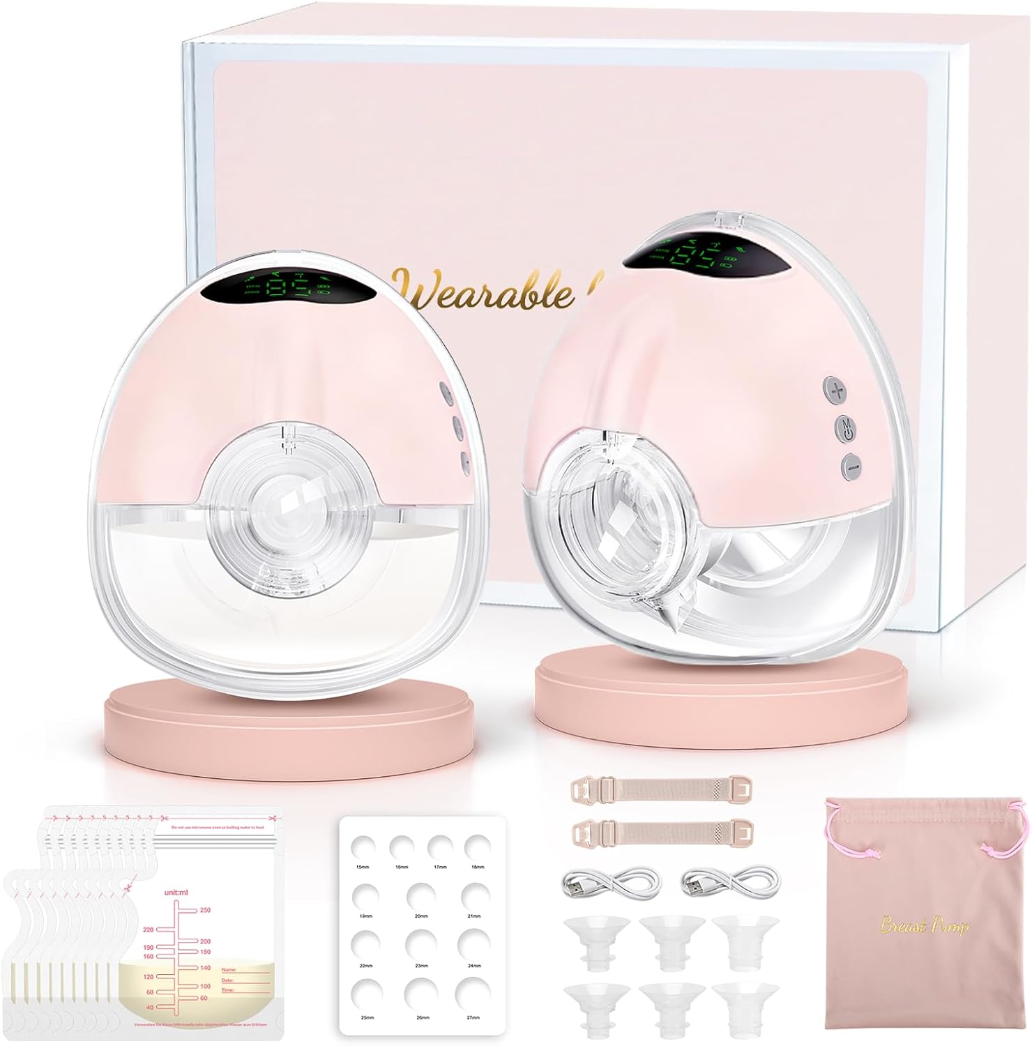 BaeMee Hands Free Breast Pump
