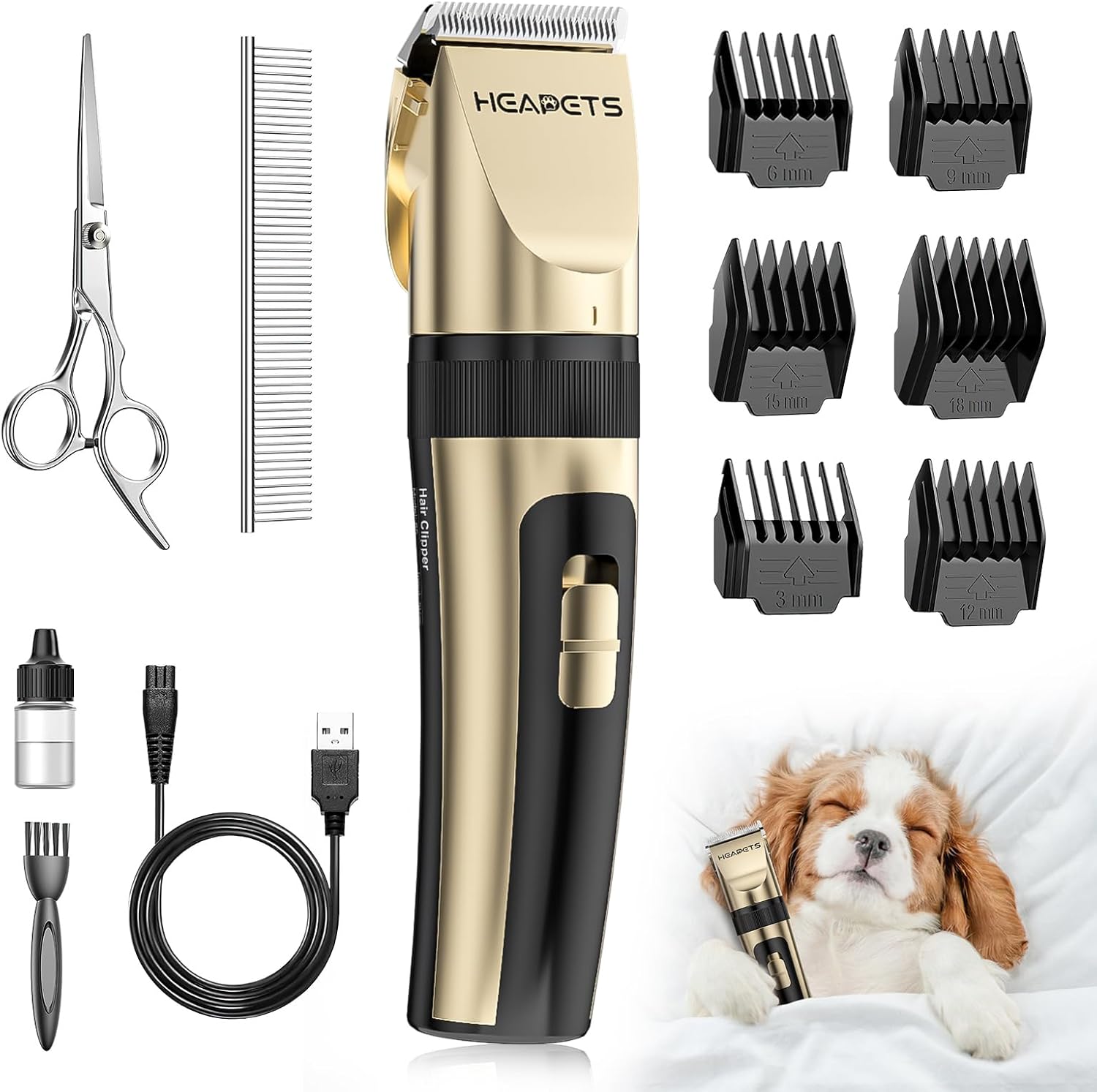 HEAPETS Dog Grooming Clippers