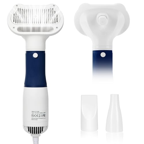 POPET 3-in-1 pet grooming dryer with brush