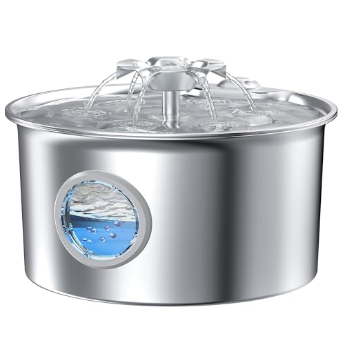 IHOUONE Cat Water Fountain