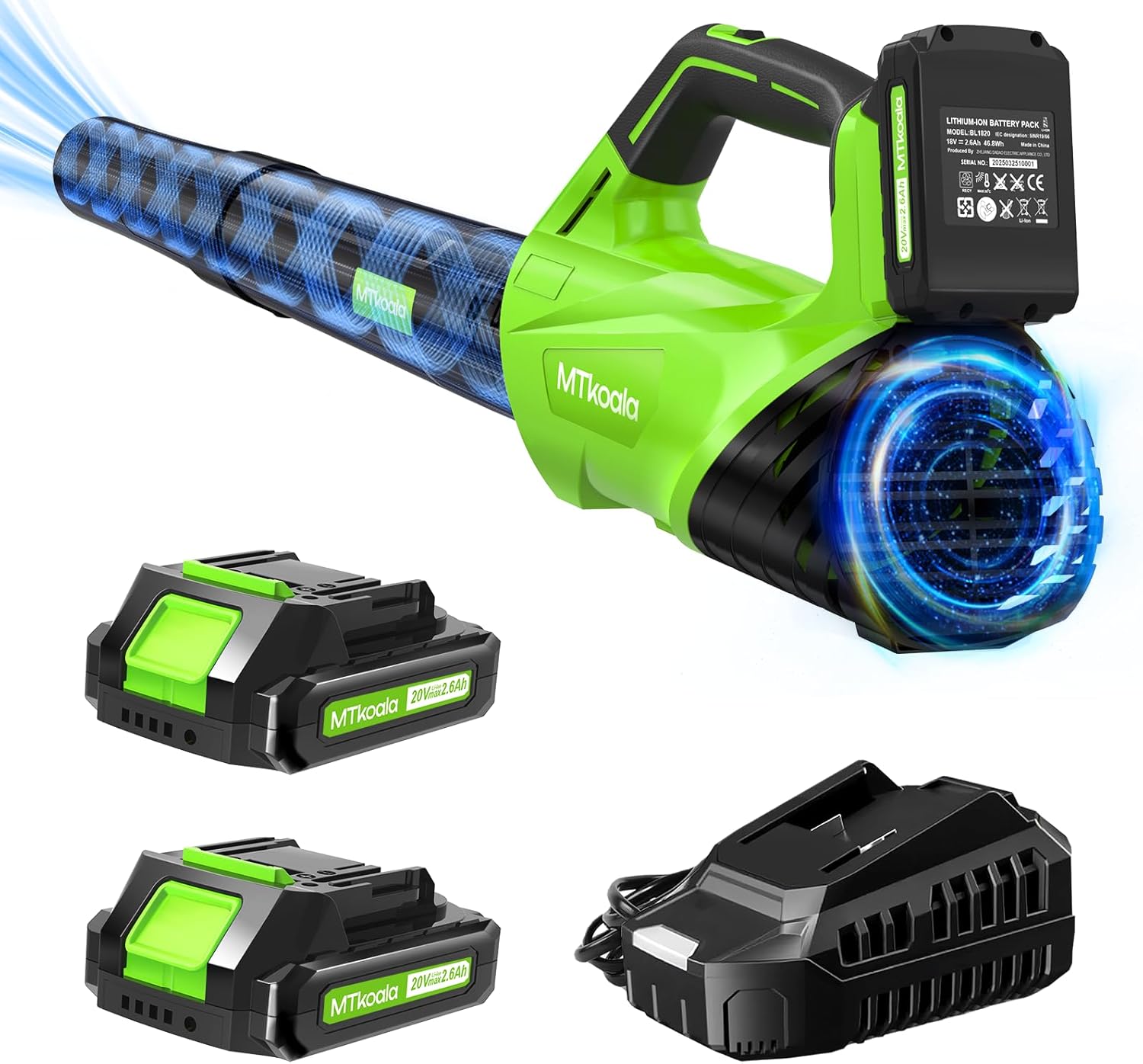 MTkoala 450 CFM Cordless Leaf Blower