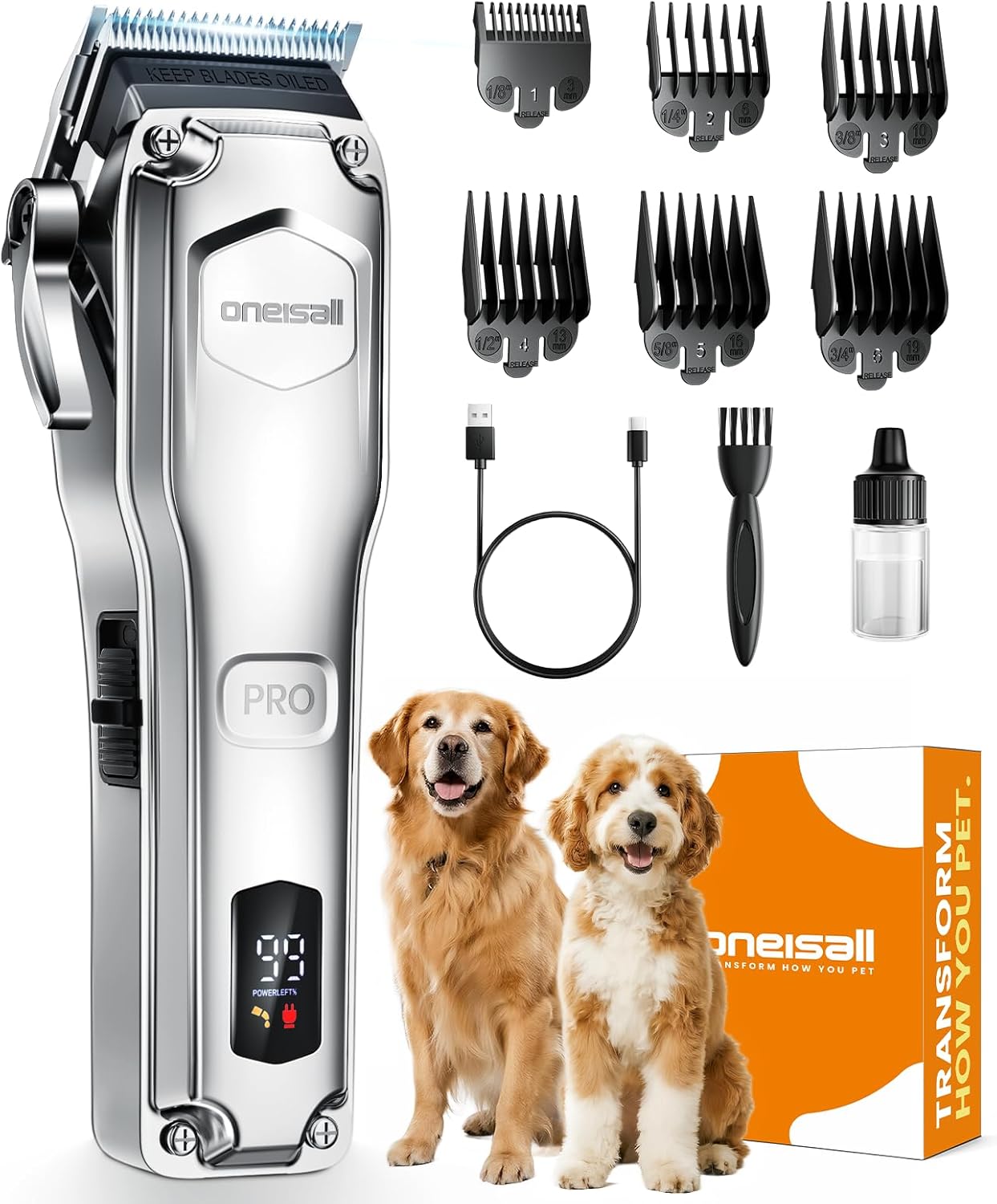 oneisall PC18 Dog Clipper Heavy Coat