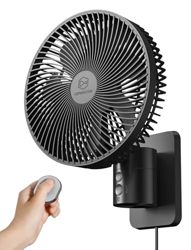 Shinebella 8.5 inch Compact Wall Mount Fan