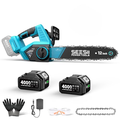 SEESII 12 inch Brushless Cordless Chainsaw