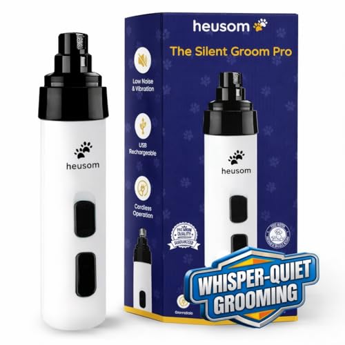 Heusom Silent Groom Pro Pet Nail Grinder