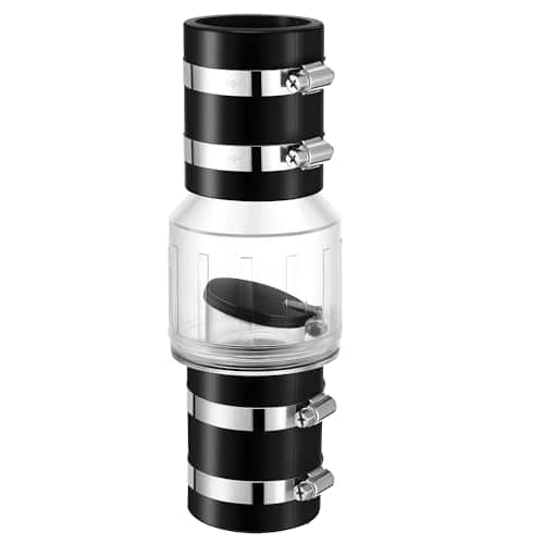 Ceoighe Quiet Sump Pump Check Valve, 2 Inch PVC Check Valve
