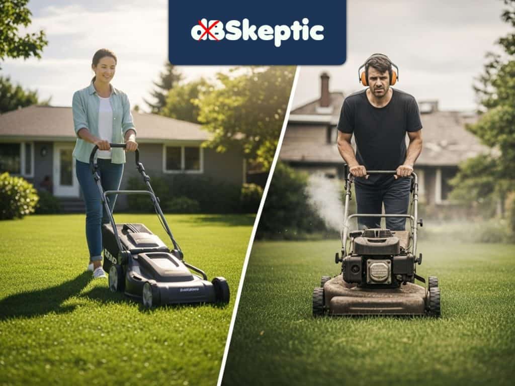quietest lawn mowers